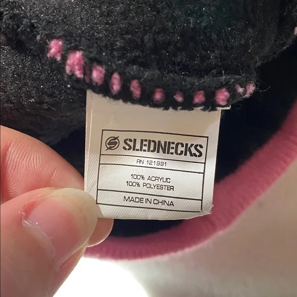 Pink Knit Beanie Hat - Picture 4 of 4